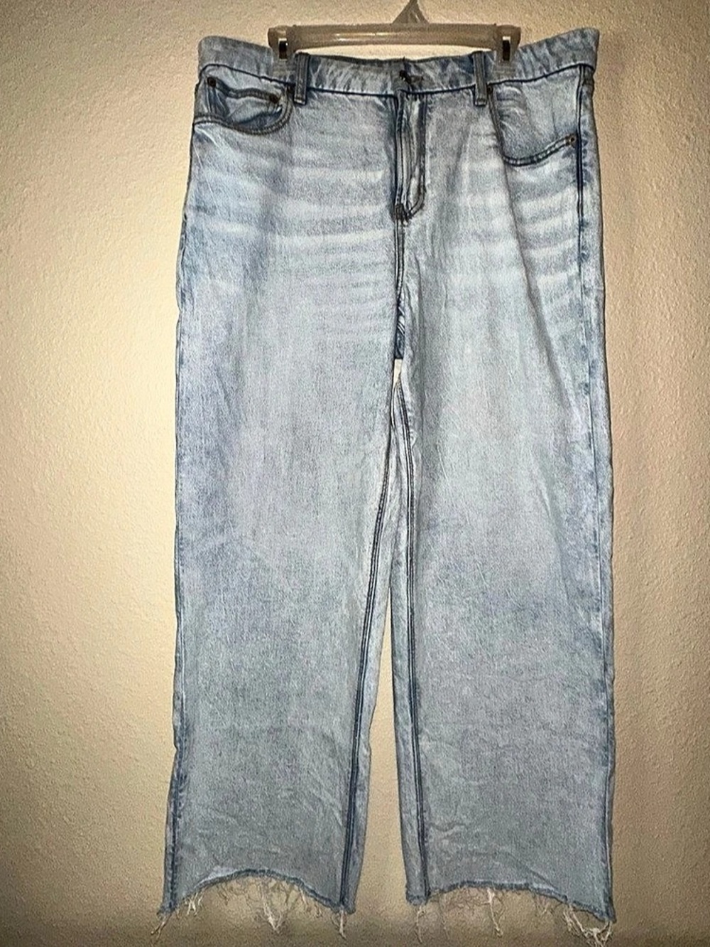 14 AE Stovepipe Curvy American Eagle Wide Leg Jeans